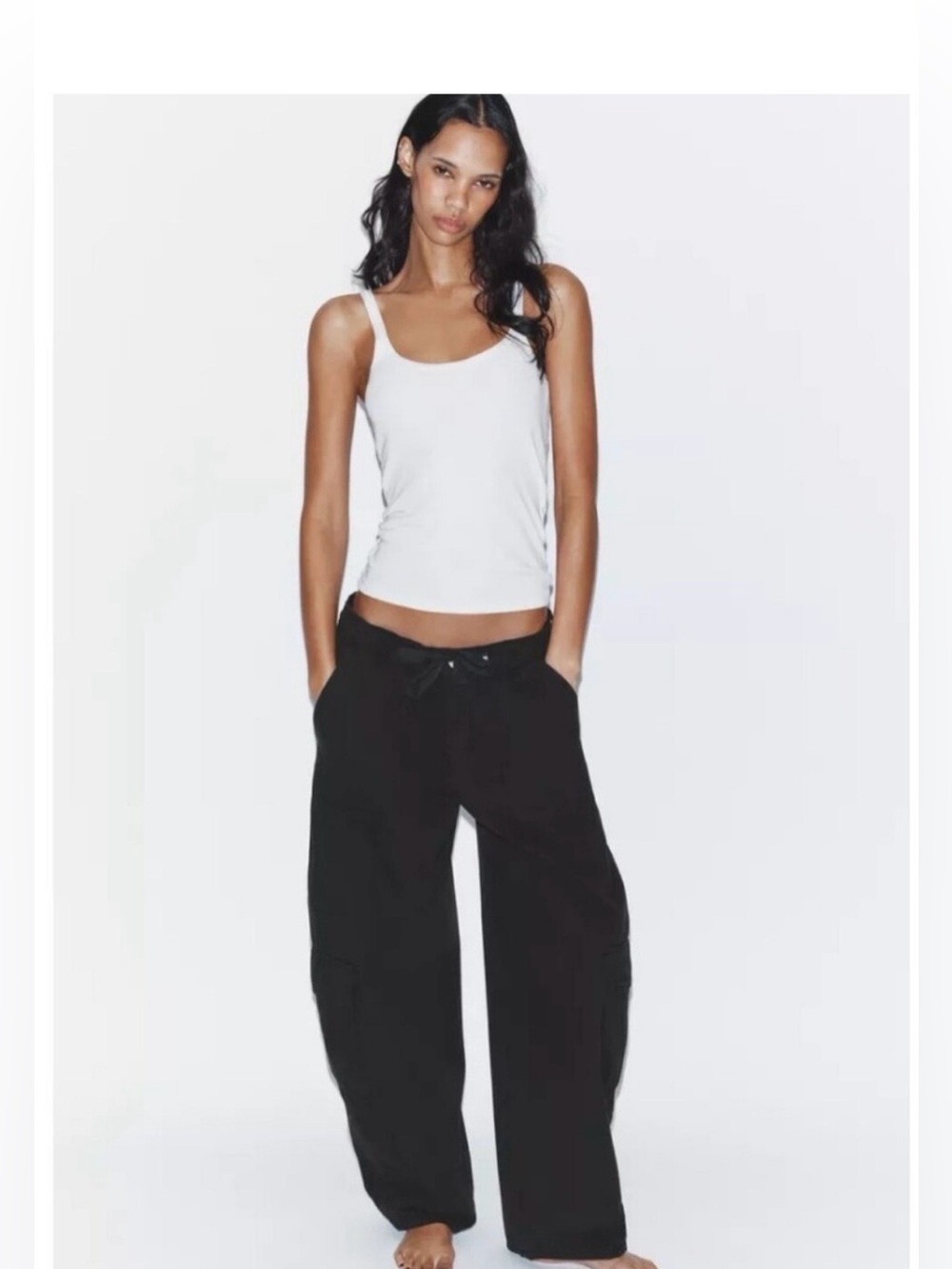 NWT zara oversized cargo pants